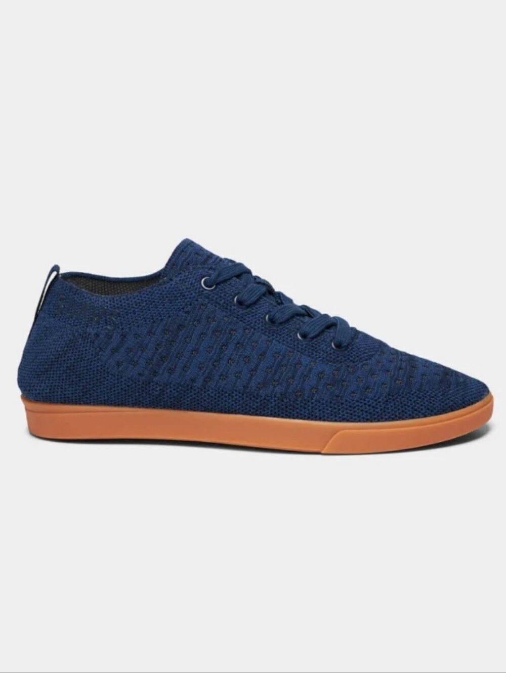 Suavs Zilker Navy Blue Knit Casual Shoes With Gum Soles Women's Size 8